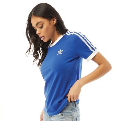 blaues adidas t-shirt damen|Shoppe blaue adidas T.